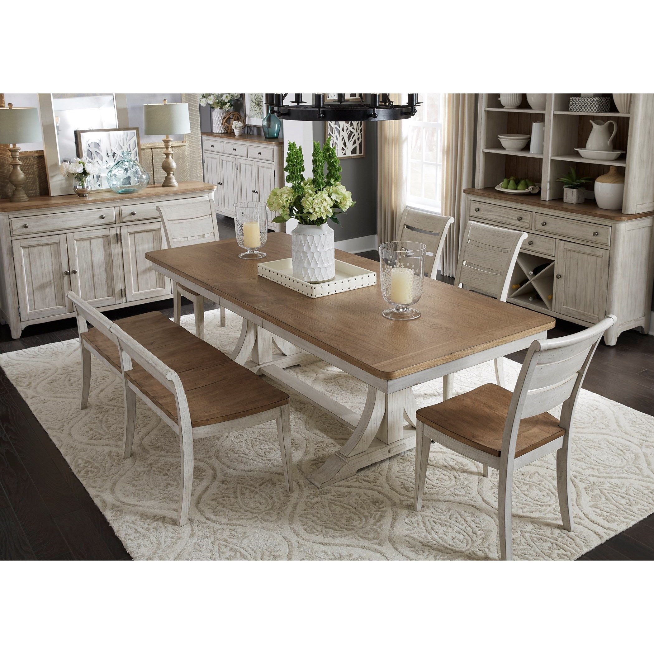 Farmhouse reimagined dining set 2025